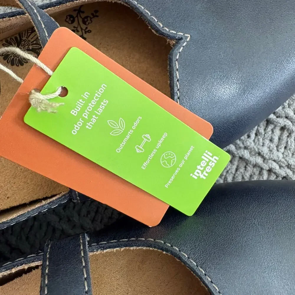 Taos Banter Mary Jane Flat Navy Women’s Size 9 Cottagecore Balletcore Minimalist